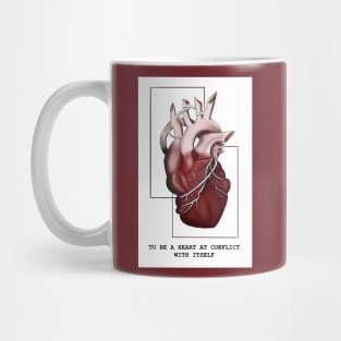 A Heart At Conflict Mug